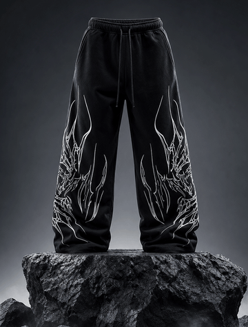 Raven Spine Baggy Joggers