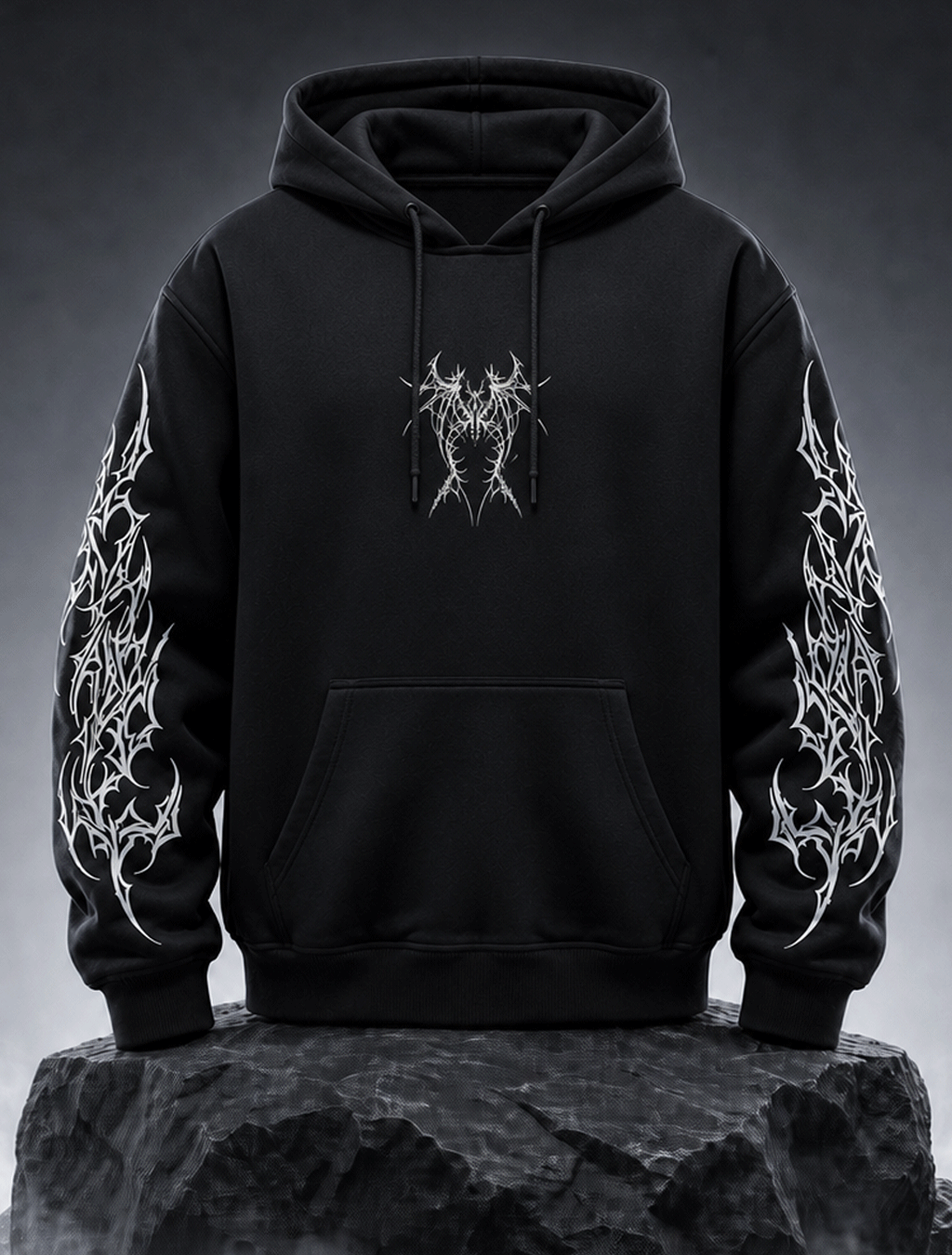 Thornveil Oversized Hoodie