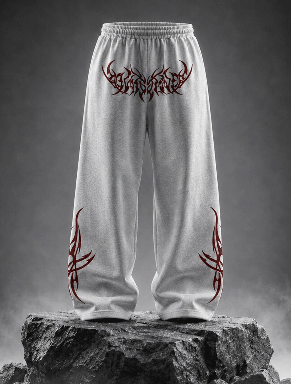 Shadow Wire Tribal Grey Joggers
