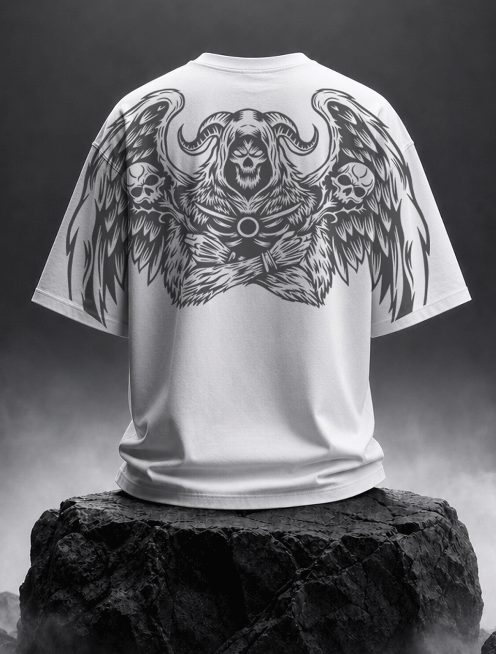 Winged Reaper Oversized Tee