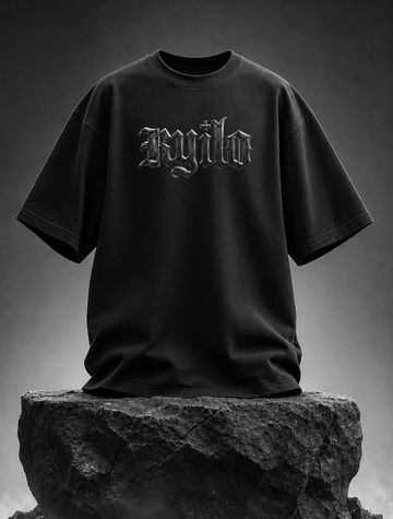Ryilo Gothic Logo Oversized Tee