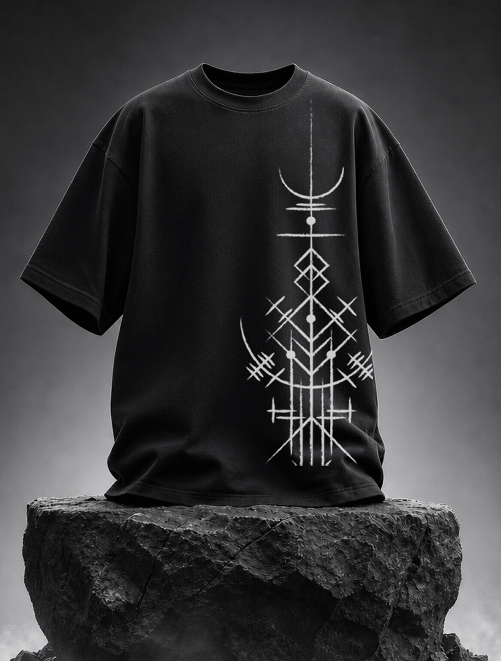 Mystic Sigil Graphic Oversized Tee
