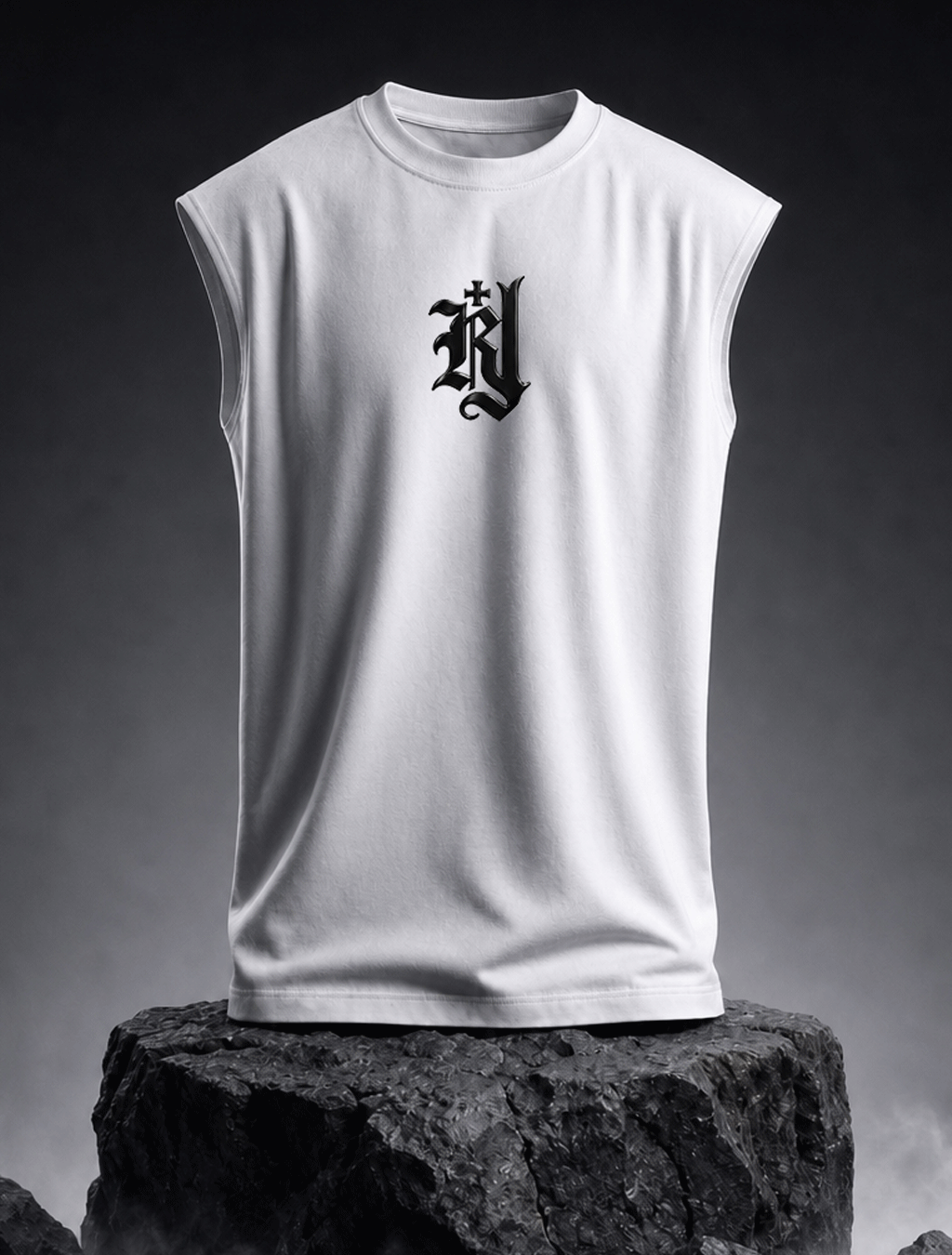 Ryilo Gothic Monogram Tank Top
