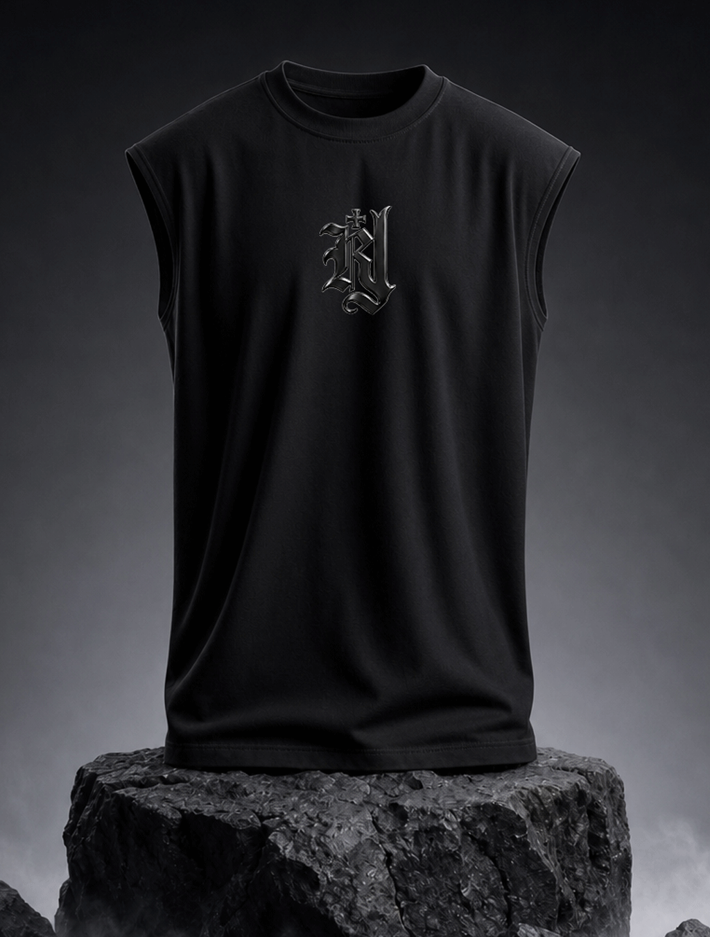 Ryilo Gothic Monogram Tank Top