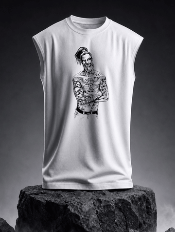Tattoo Warrior Graphic Tank Top
